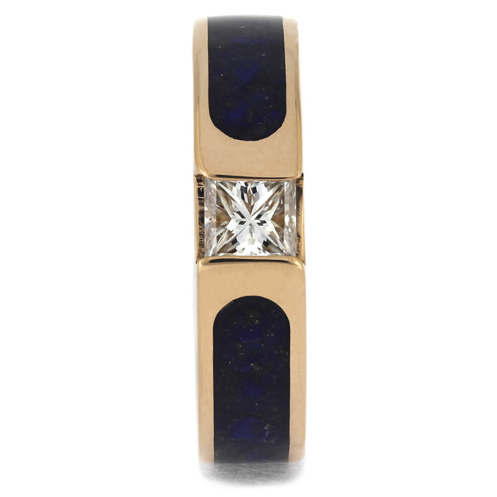 Prince Cut Ring with Lapis Lazuli