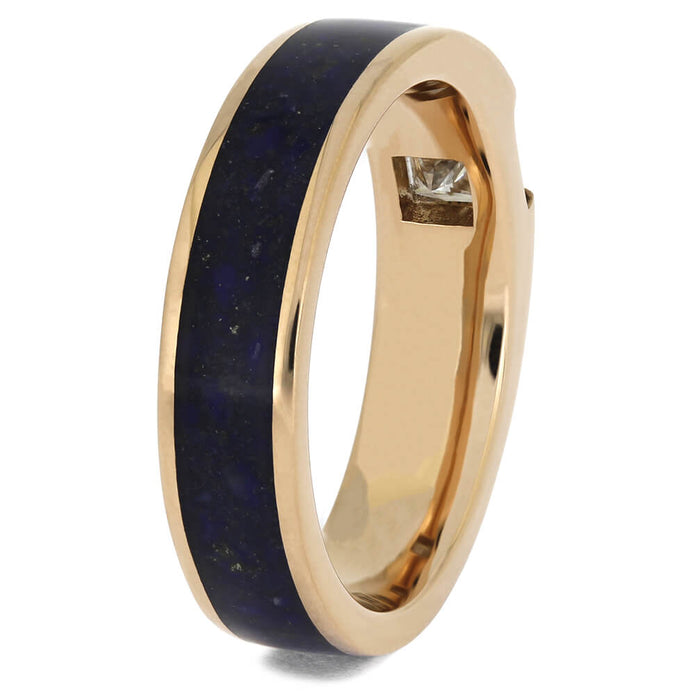 Lapis Lazuli Engagement Rings