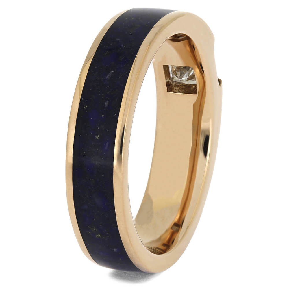 Lapis Lazuli Engagement Rings
