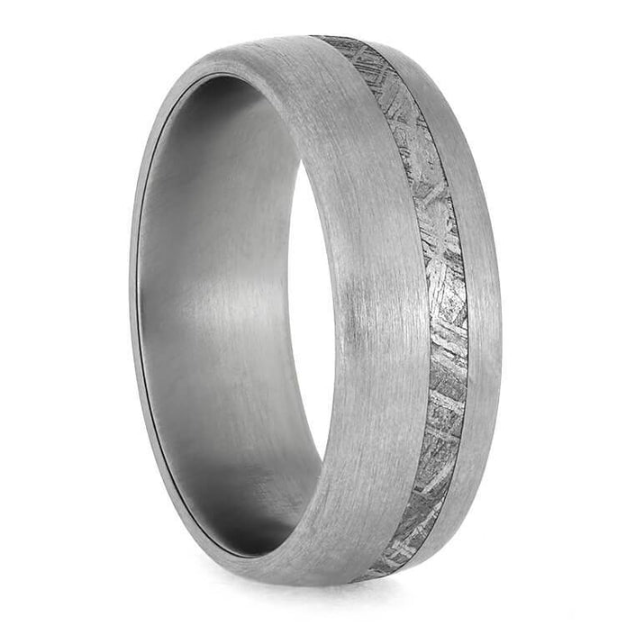 Meteorite Wedding Bands, Set of 5, Option 2-DBMETEO5B - Jewelry by Johan