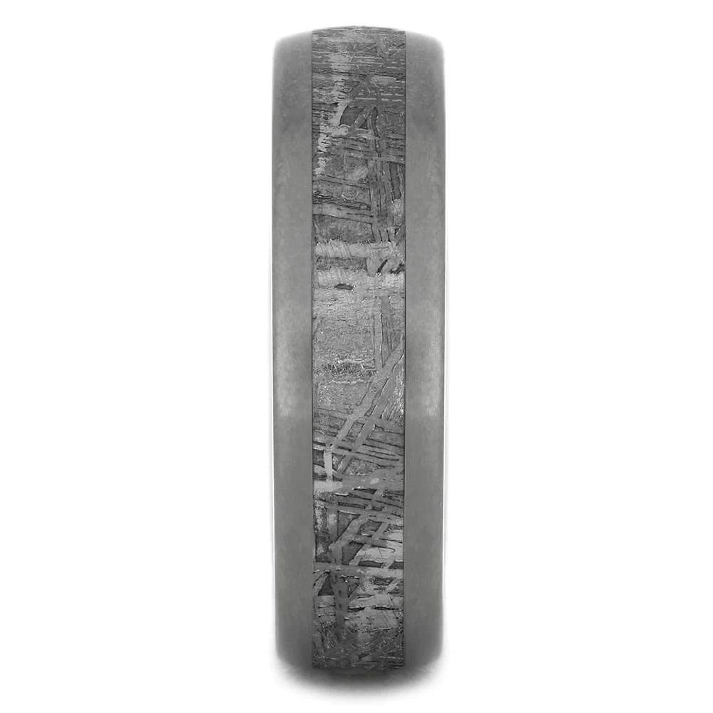 Meteorite Ring With Matte Finish