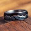 Mountain Range Men's Wedding Band