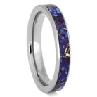 Simple Purple Turquoise Ring