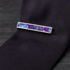 Lava Mosaic Turquoise Tie Clip