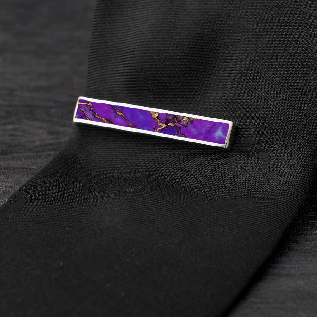 Lava Turquoise Tie Clip