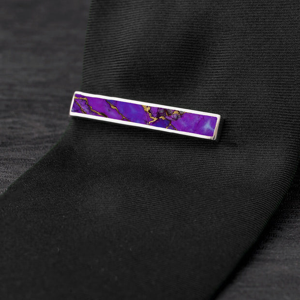 Lava Turquoise Tie Clip