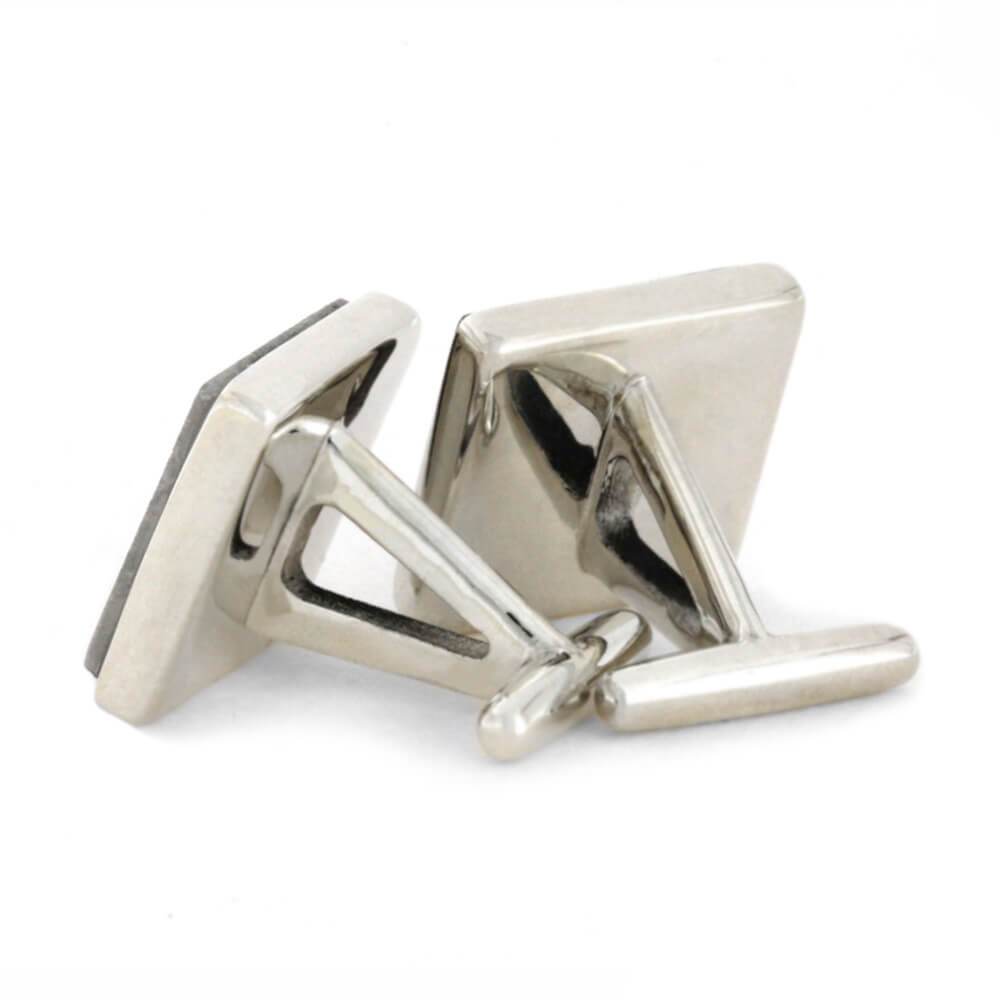 Square Meteorite Cuff Links, In Stock-SIG3055 - Jewelry by Johan