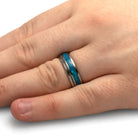 Opal Ring with Mokume Gane