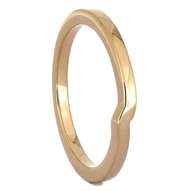 Minimalist Rose Gold Shadow Band, Customized to Match Engagement Ring-4053 - Jewelry by Johan
