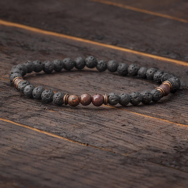 Triton Dinosaur Bone Bead Bracelet, In Stock-4162 - Jewelry by Johan