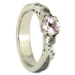 Morganite Engagement Ring with Moonstones and Meteorite-4167 - Jewelry by Johan