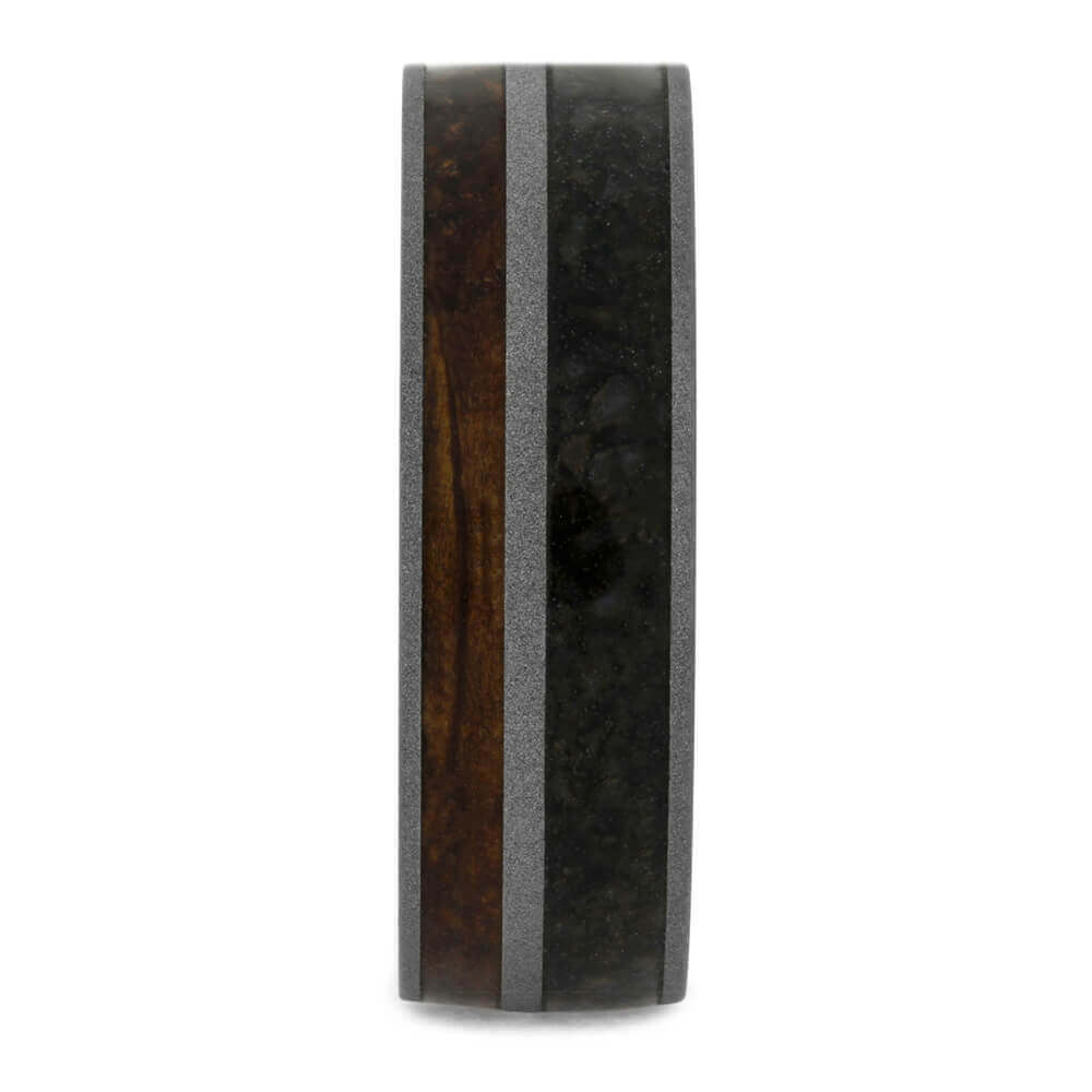 Fossil Ring with Sandblasted Finish