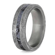 Men's Wedding Band with Meteorite and Cobaltium Mokume-4203 - Jewelry by Johan