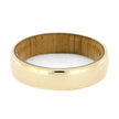 Yellow Gold Wedding Band with Oak Wood Sleeve-4214 - Jewelry by Johan