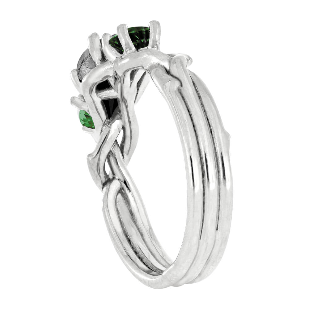 Emerald Engagement Ring
