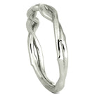 Sterling Silver Shadow Band with Branch Design-4323SV - Jewelry by Johan
