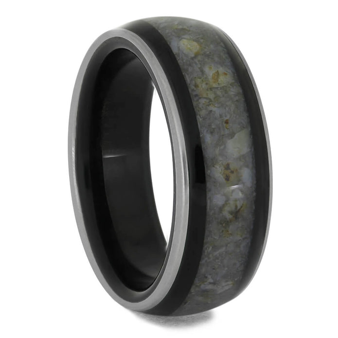 Prehistoric Fossil Wedding Band
