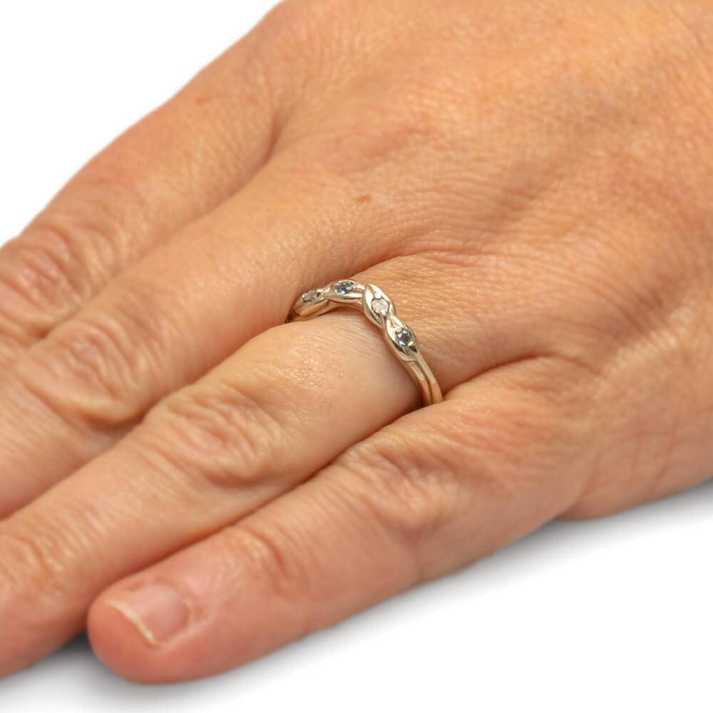 Floral Shadow Band with Meteorite