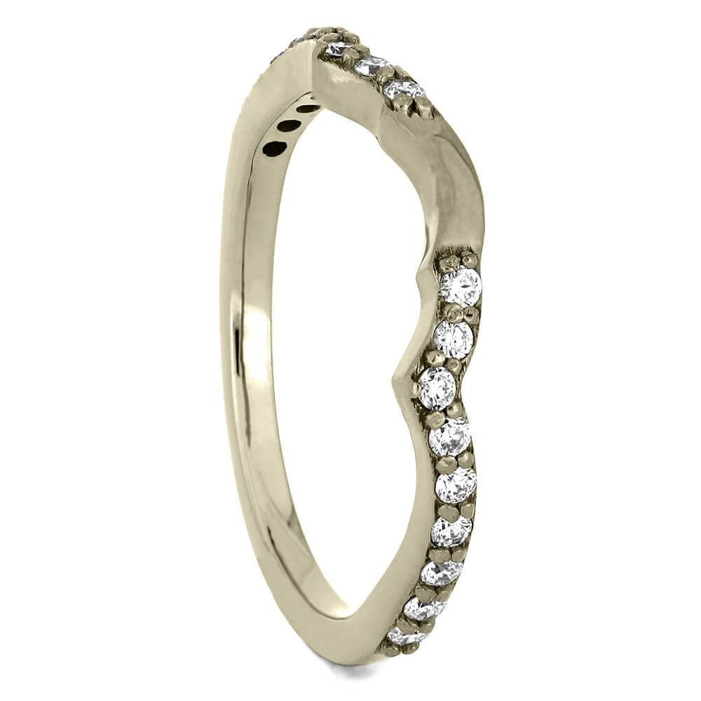 Custom White Gold Diamond Wedding Band-4340WG - Jewelry by Johan