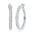 Hoop Earrings With Diamonds | Jewelry by Johan