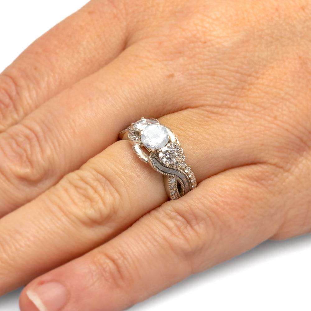Matching Diamond Wedding Band in White Gold-4412 - Jewelry by Johan