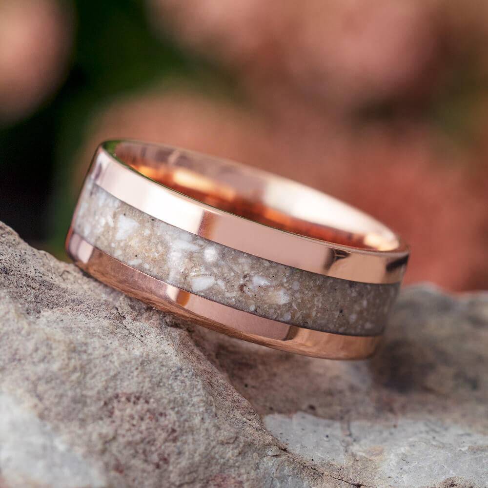 Rose Gold Cremation Ring