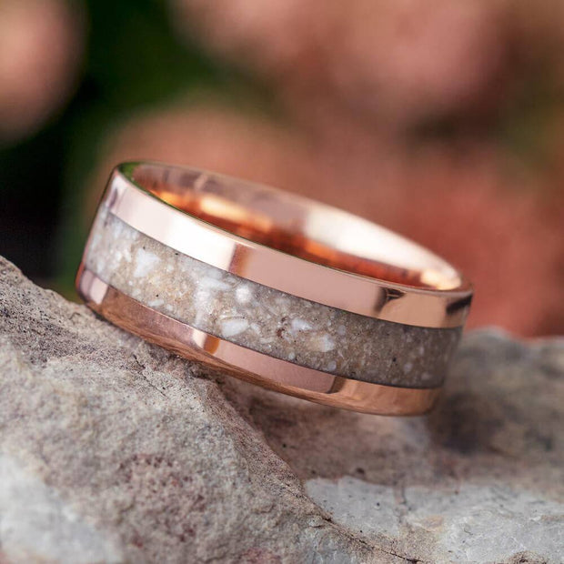 Rose Gold Cremation Ring