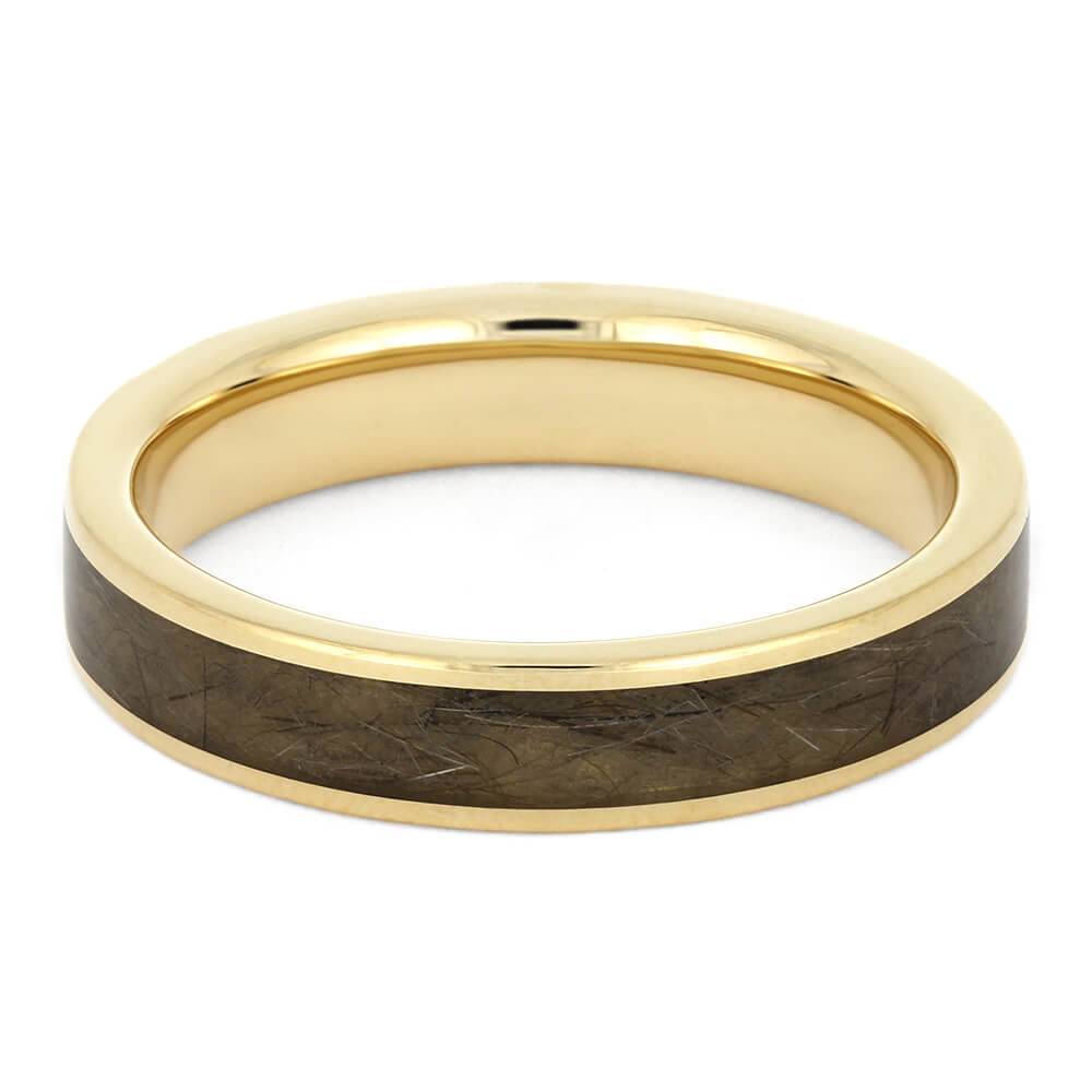 Gold Memorial Ring with Pet Fur | Jewelry By Johan
