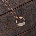 Moldavite and Meteorite Moonscape Necklace-4492-ML - Jewelry by Johan