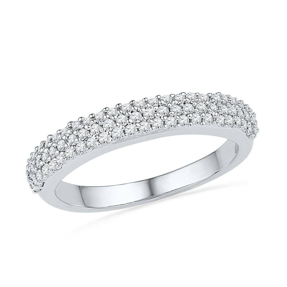 Diamond on the side Pave Set Eternity Ring - Wedding bands in Boston –  GoldQuestJewelers