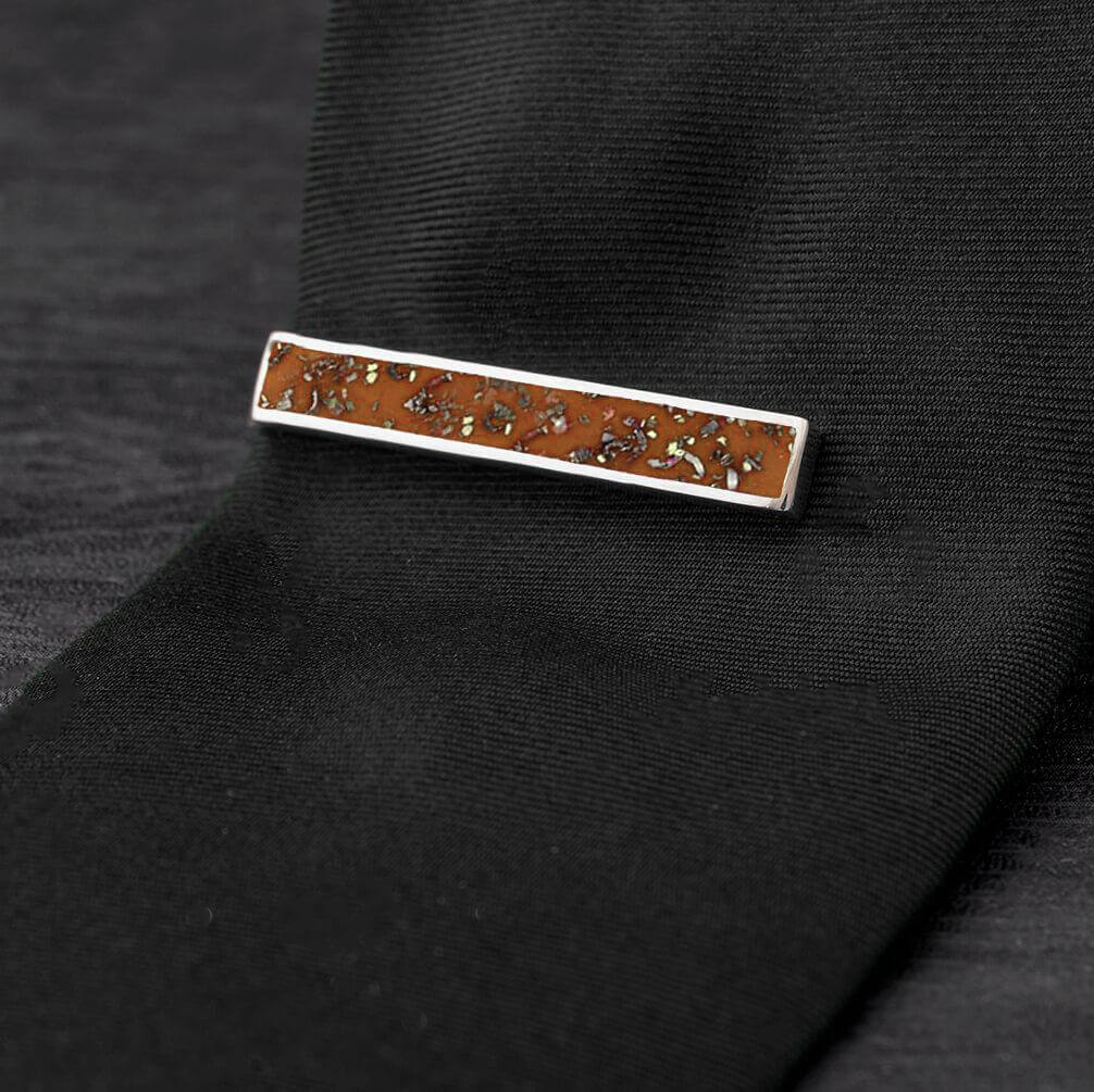 Stardust Meteorite Tie Clip - Jewelry by Johan