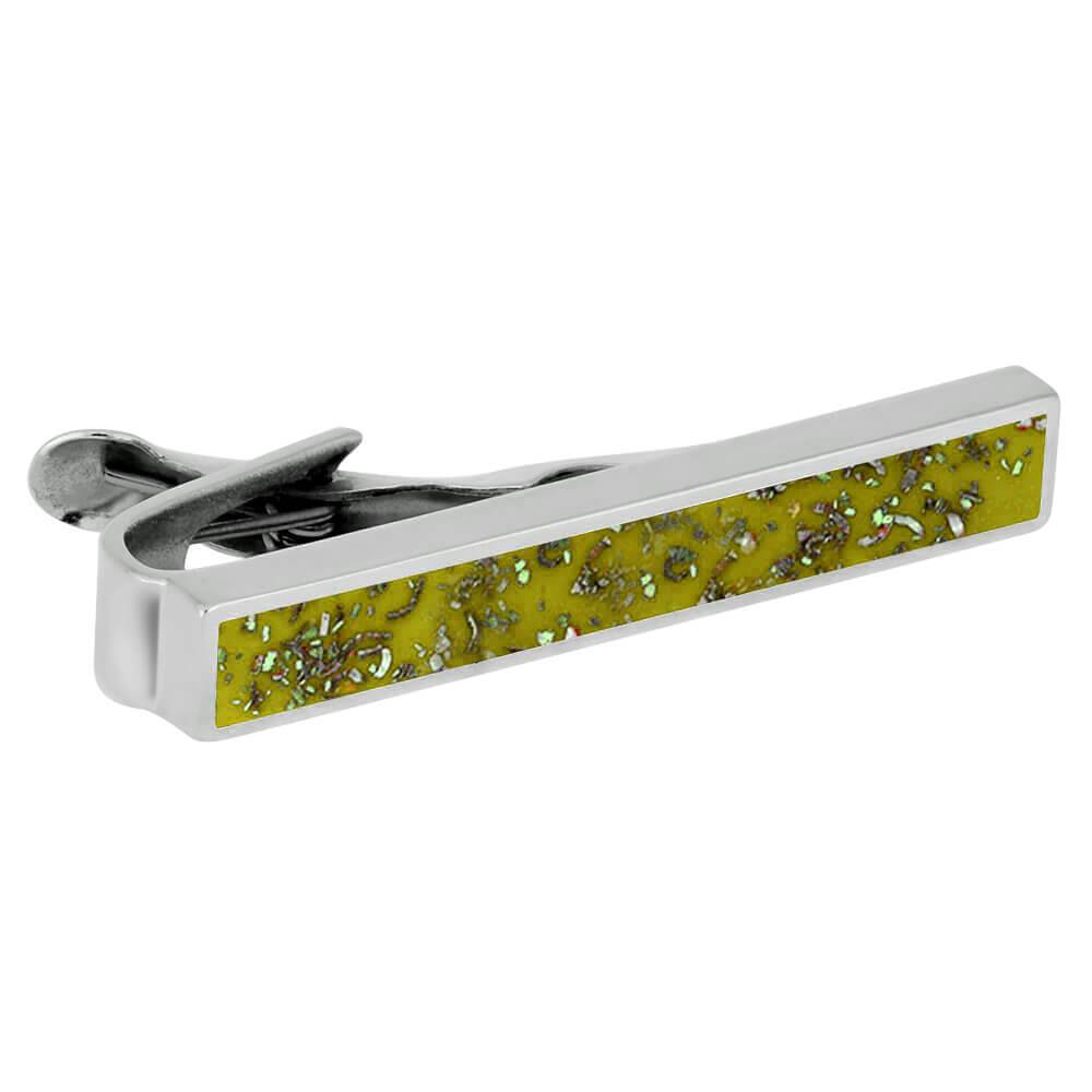Yellow Stardust Tie Clip