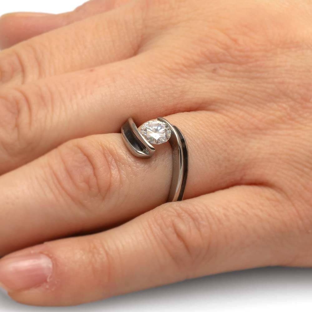 Dinosaur Bone Engagement Ring