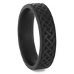 Celtic Knot Zirconium Wedding Band