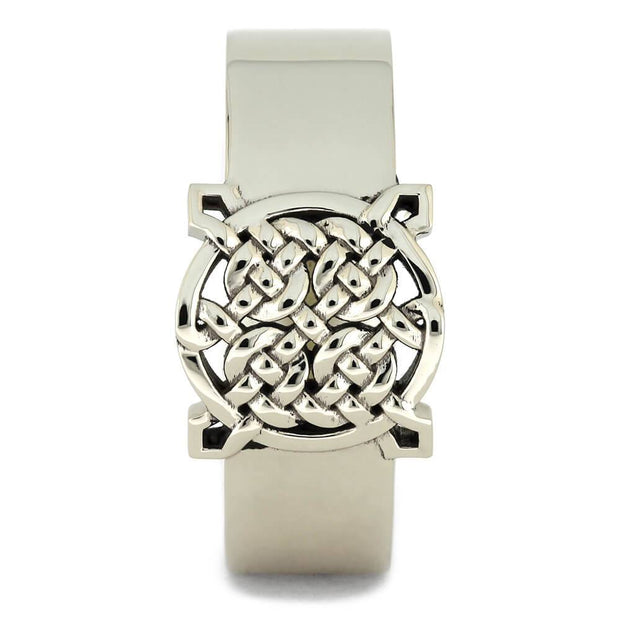 White Gold Celtic Signet Ring-4530 - Jewelry by Johan