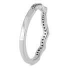 Women's Wedding Band with Diamond Accents Set in Platinum-4568 - Jewelry by Johan