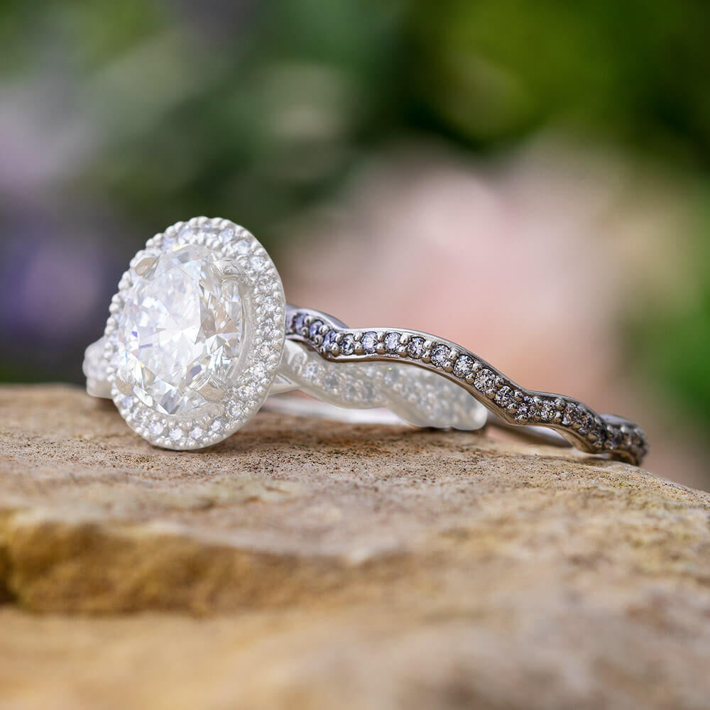 TR160 Platinum Ladies Engagement Ring from Simon G