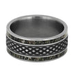 Celtic Knot Wedding Band with Deer Antler-4592 - Jewelry by Johan