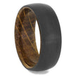 Whiskey Barrel Oak Ring with Black Zirconium Overlay-4658-WDP - Jewelry by Johan