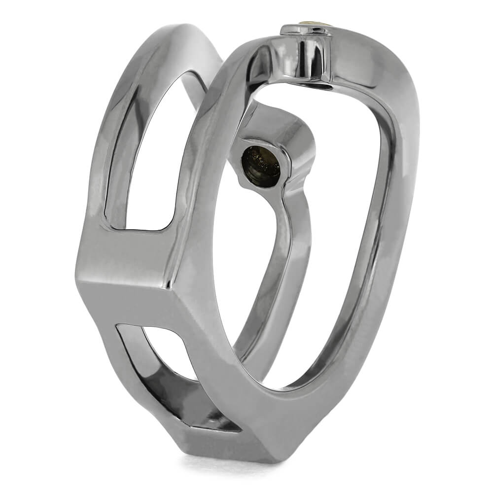 Women's Shadow Bands for Engagement Rings