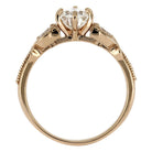 Oval Moissanite Engagement Ring