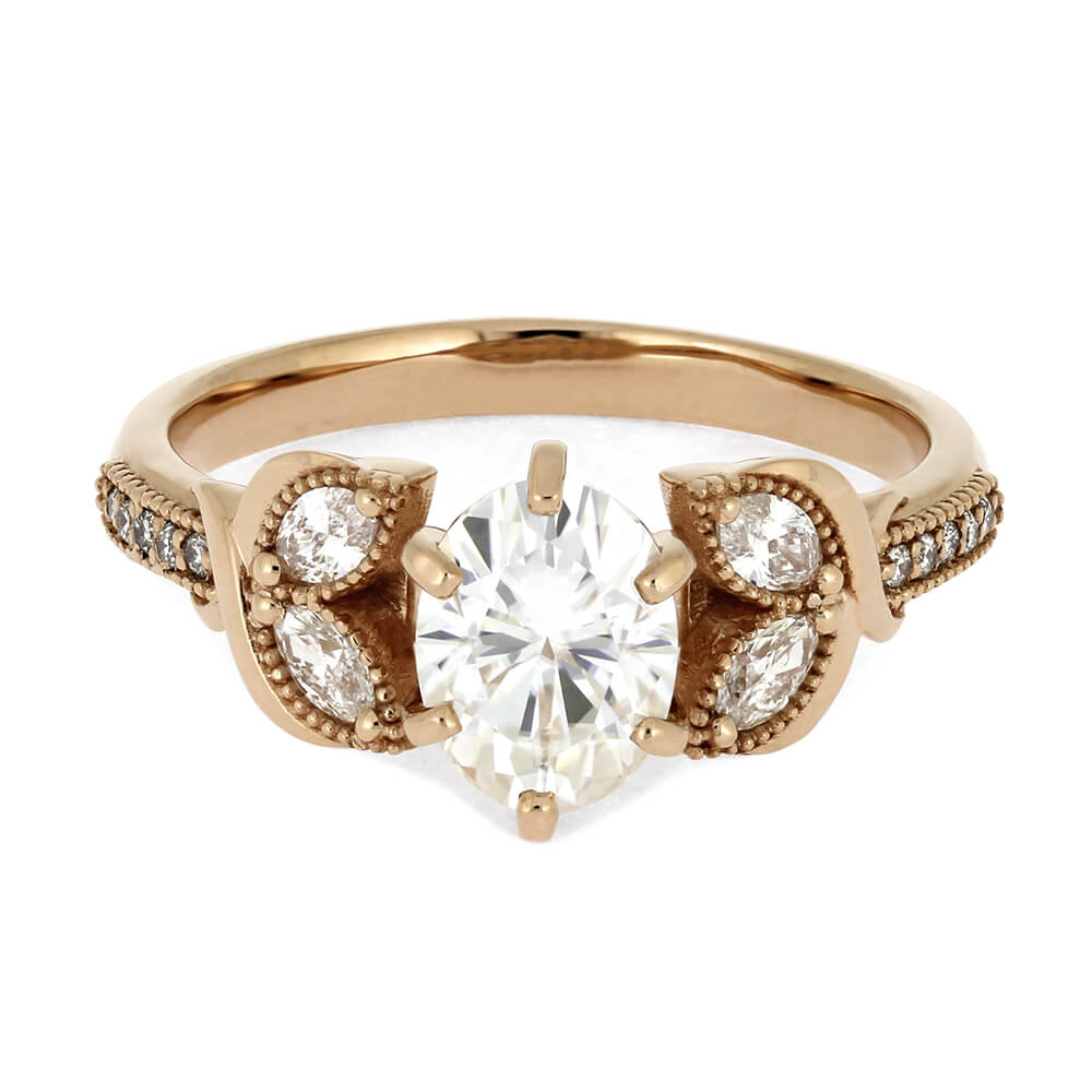 Polished Rose Gold Engagement Ring