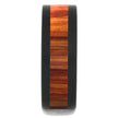 Tulipwood Wedding Band with Black Zirconium Edges-4684-WDX - Jewelry by Johan