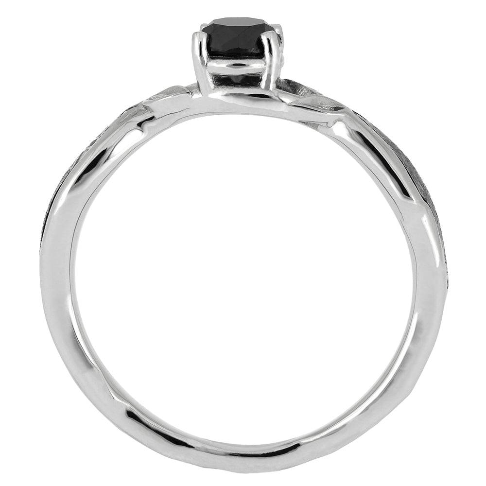 Authentic Meteorite Engagement Rings