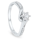 Diamond Fashion Engagement Ring, Sterling Silver Ring-SHRP024953-SS - Jewelry by Johan