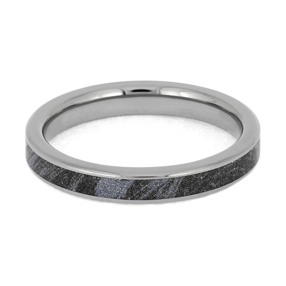 Cobaltium Mokume Gane Women's Wedding Band-4712 - Jewelry by Johan