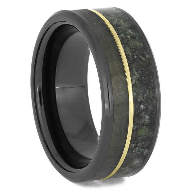 Obsidian Wedding Bands