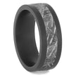 Meteorite & Black Zirconium Men's Wedding Band-4743 - Jewelry by Johan