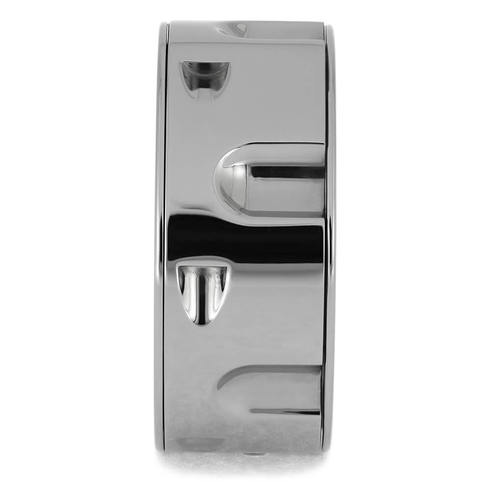 Spinning Revolver Wedding Band, Spinner Ring-4745 - Jewelry by Johan