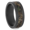 Black Zirconium Men's Wedding Band With Camo Inlay-4749 - Jewelry by Johan